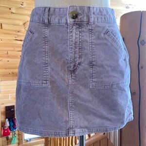 American Eagle Outfitters Lavender Corduroy Skirt